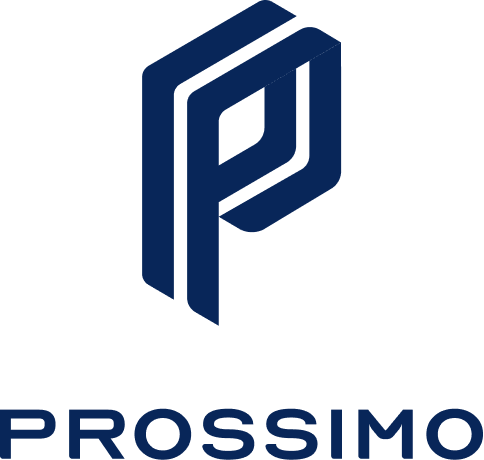 Prossimo Stacked Blue logo